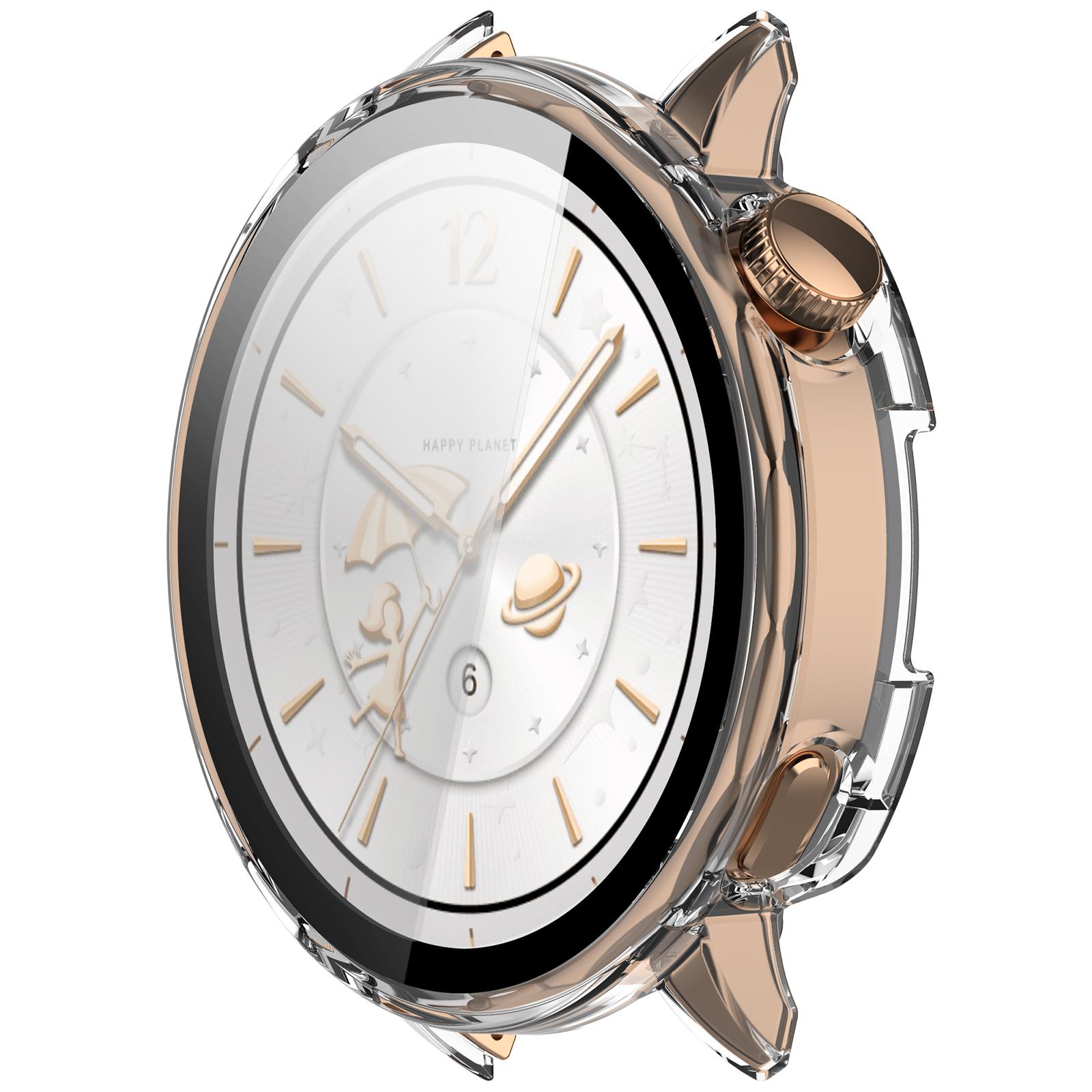 OnePlus Watch 3 - 43mm hard case met glas (transparant)