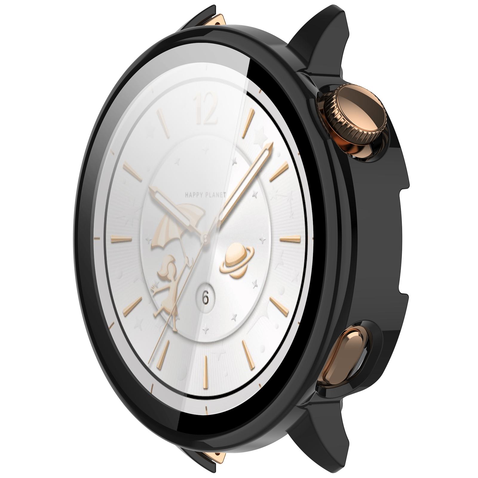 OnePlus Watch 3 - 43mm hard case met glas (zwart)