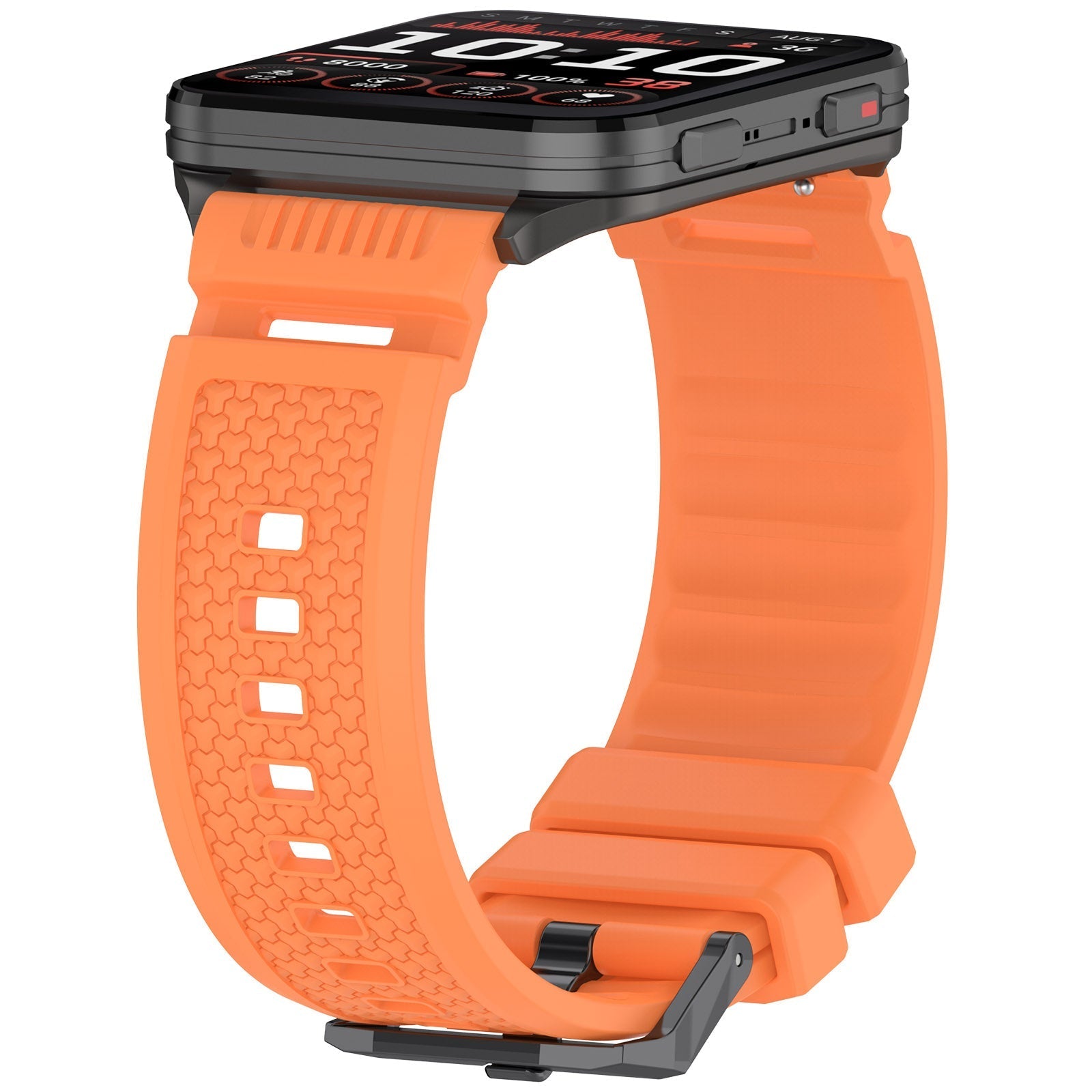 Coros Apex 4 - 46mm siliconen bandje (oranje)
