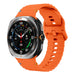 Samsung Galaxy Watch Ultra wave siliconen bandje (oranje)