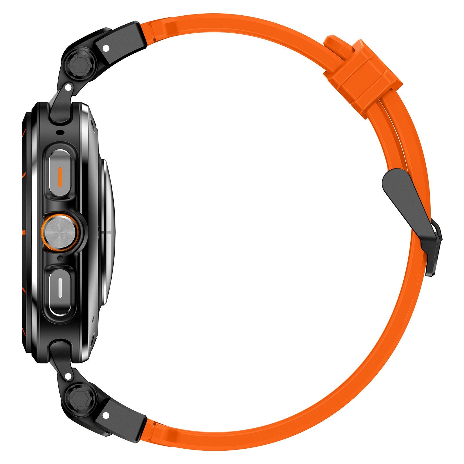 Samsung Galaxy Watch Ultra 'Explorer' TPU Strap (Orange with Black) 