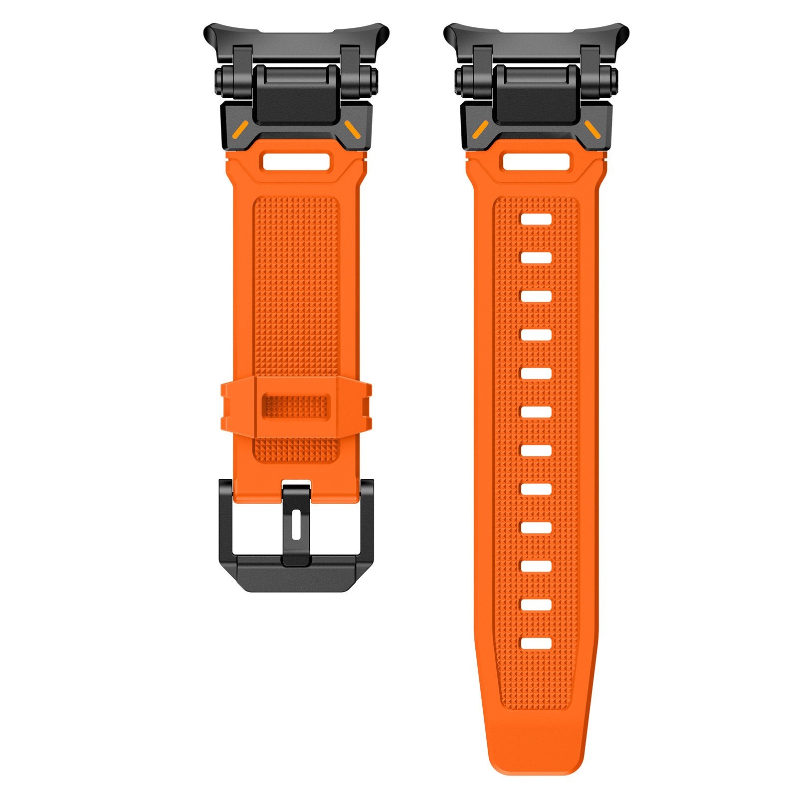 Samsung Galaxy Watch Ultra 'Explorer' TPU Strap (Orange with Black) 