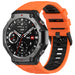 Amazfit T-Rex 3 siliconen sport bandje (oranje/zwart)