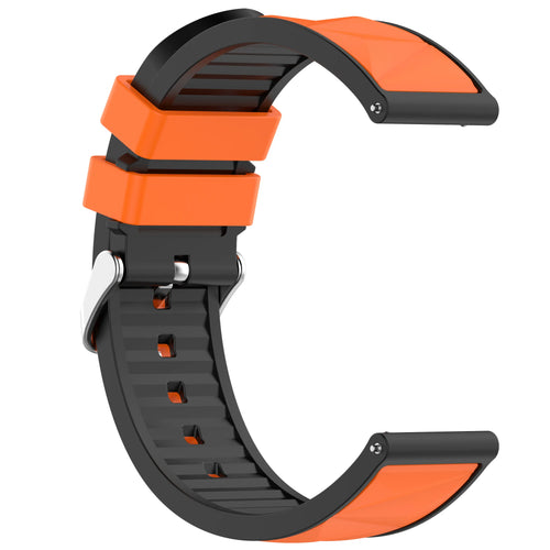 Amazfit Active 3 Premium diamond sport band (oranje/zwart)