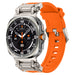 Samsung Galaxy Watch Ultra 'Explorer' TPU band (oranje met titanium)
