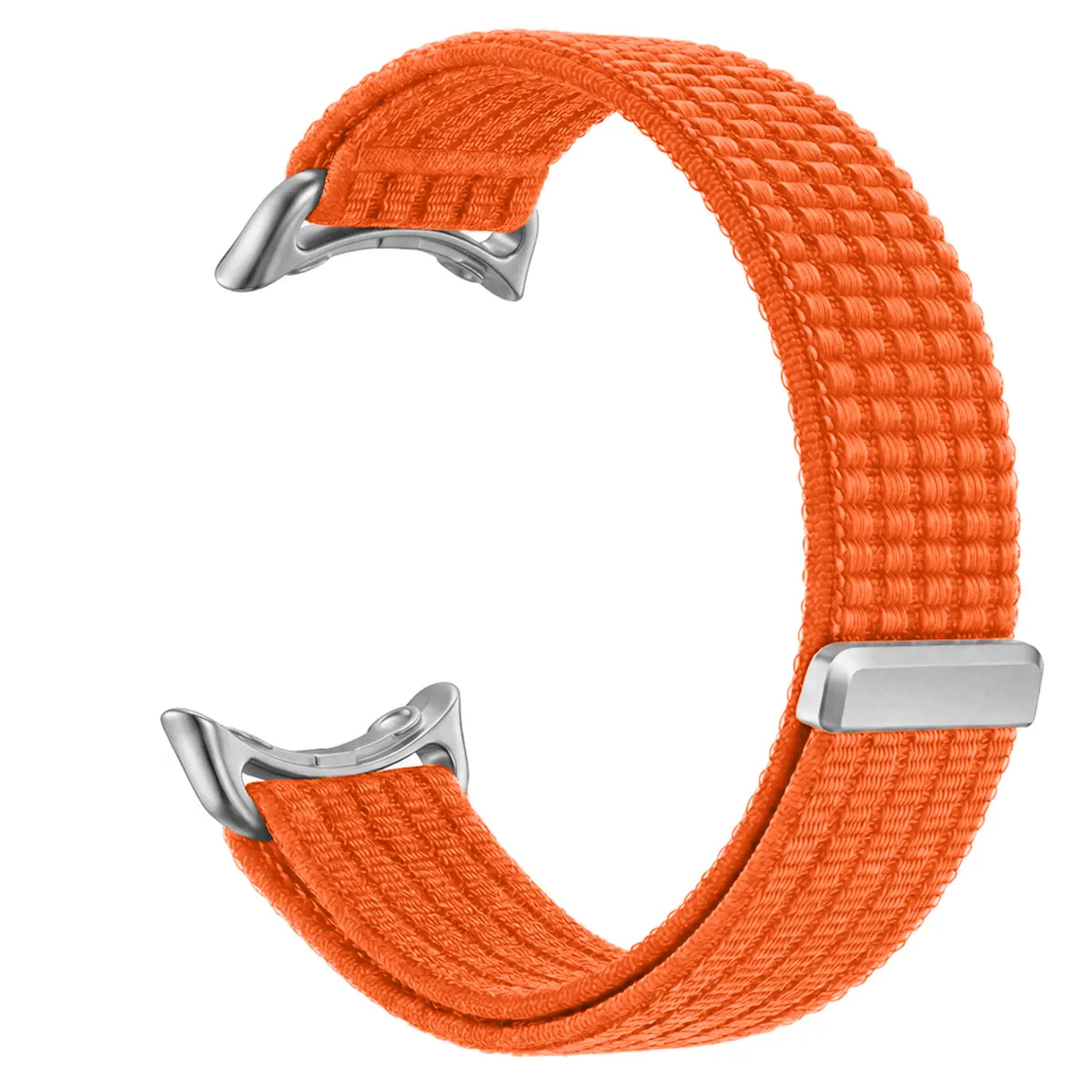 Google Pixel Watch 5 - 45mm ultradunne nylon band (oranje)