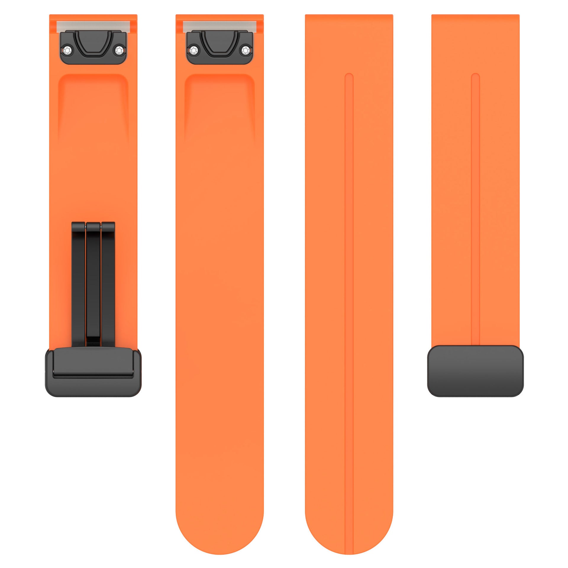 Garmin Epix Pro (Gen 2) 51mm sport band met D-buckle (oranje)