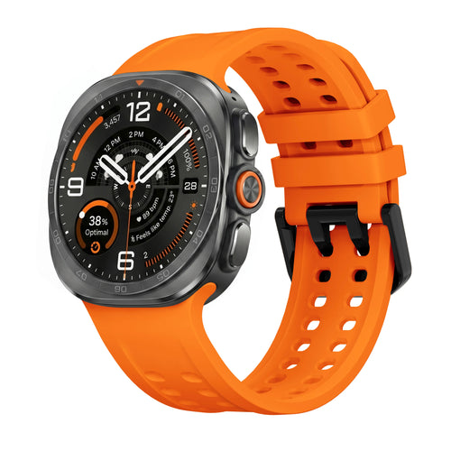 Samsung Galaxy Watch Ultra 2 Silicone Strap (Orange)