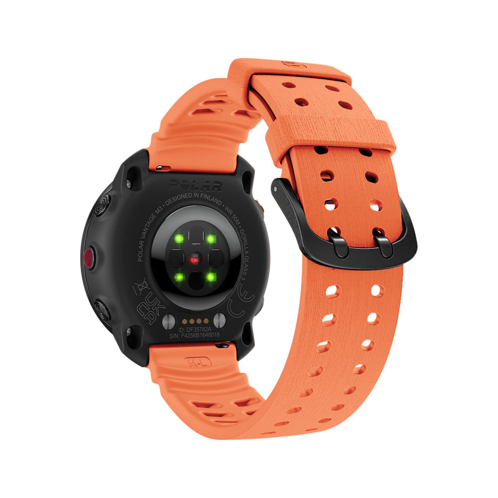 Polar Grit X Pro silicone grain band (oranje)