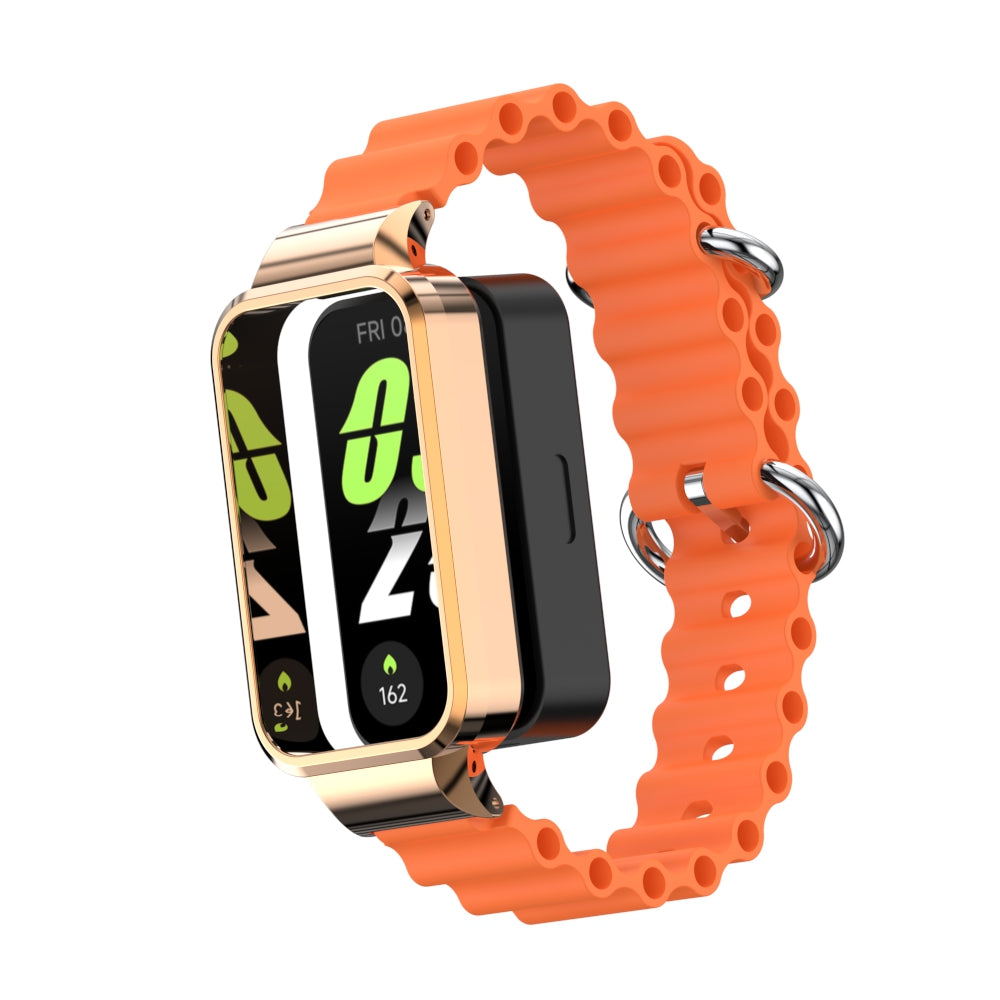 Xiaomi Smart Band 9 Active Ocean siliconen bandje (oranje)