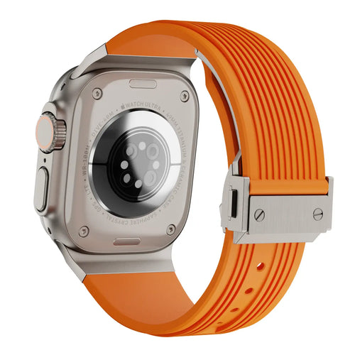 Liquid Elastic Silicone Strap, orange
