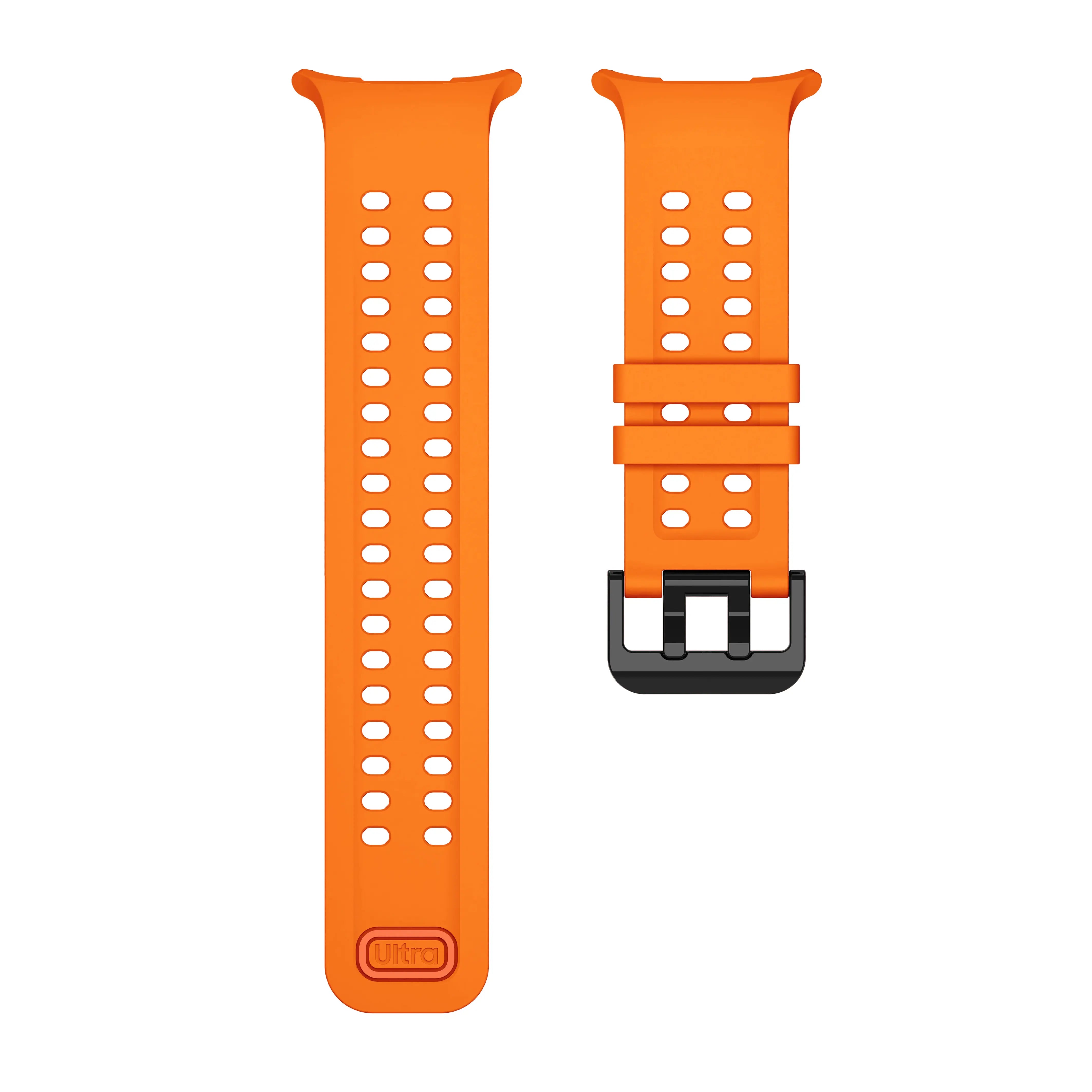 Samsung Galaxy Watch Ultra 2 Silicone Strap (Orange)