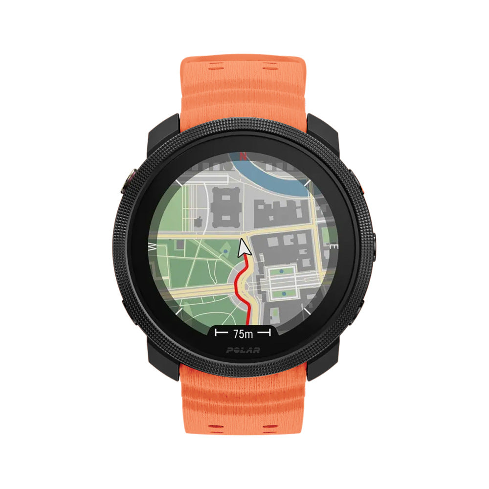 Polar Vantage M Silicone Grain Strap (Orange)