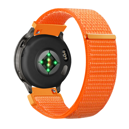 Bandz Garmin Venu 4 - 45mm nylon loop band (oranje)