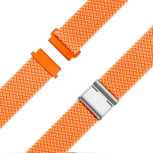 Bandz Garmin Venu 2 Woven Nylon Strap (Orange)