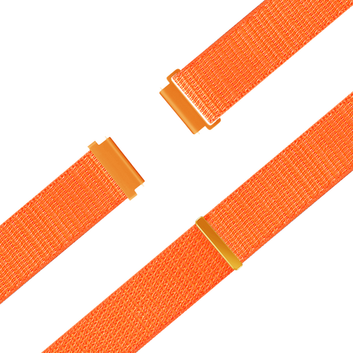 Bandz Garmin Venu 4 - 45mm nylon loop band (oranje)