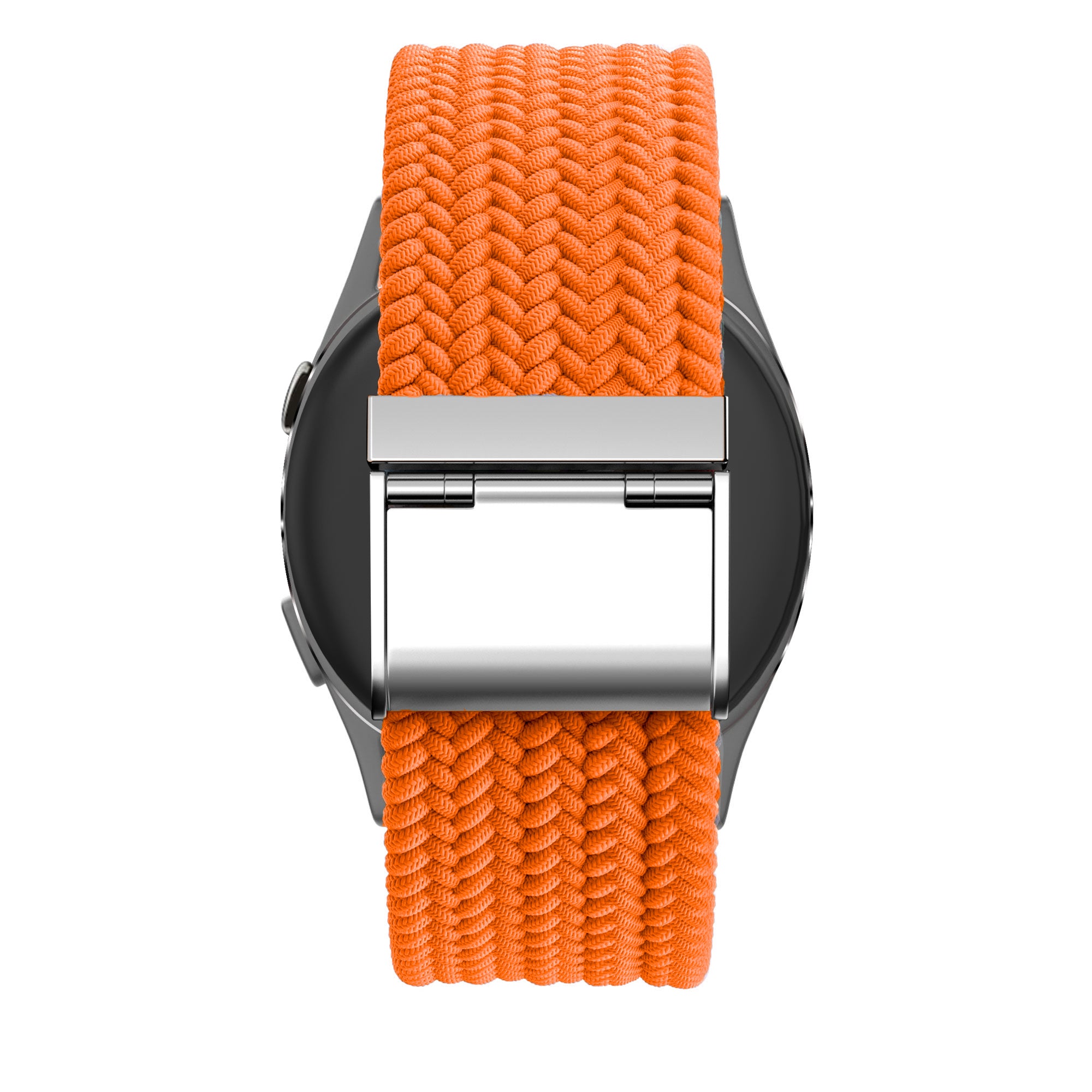 Bandz Garmin Vivoactive 4 gevlochten nylon band (oranje)