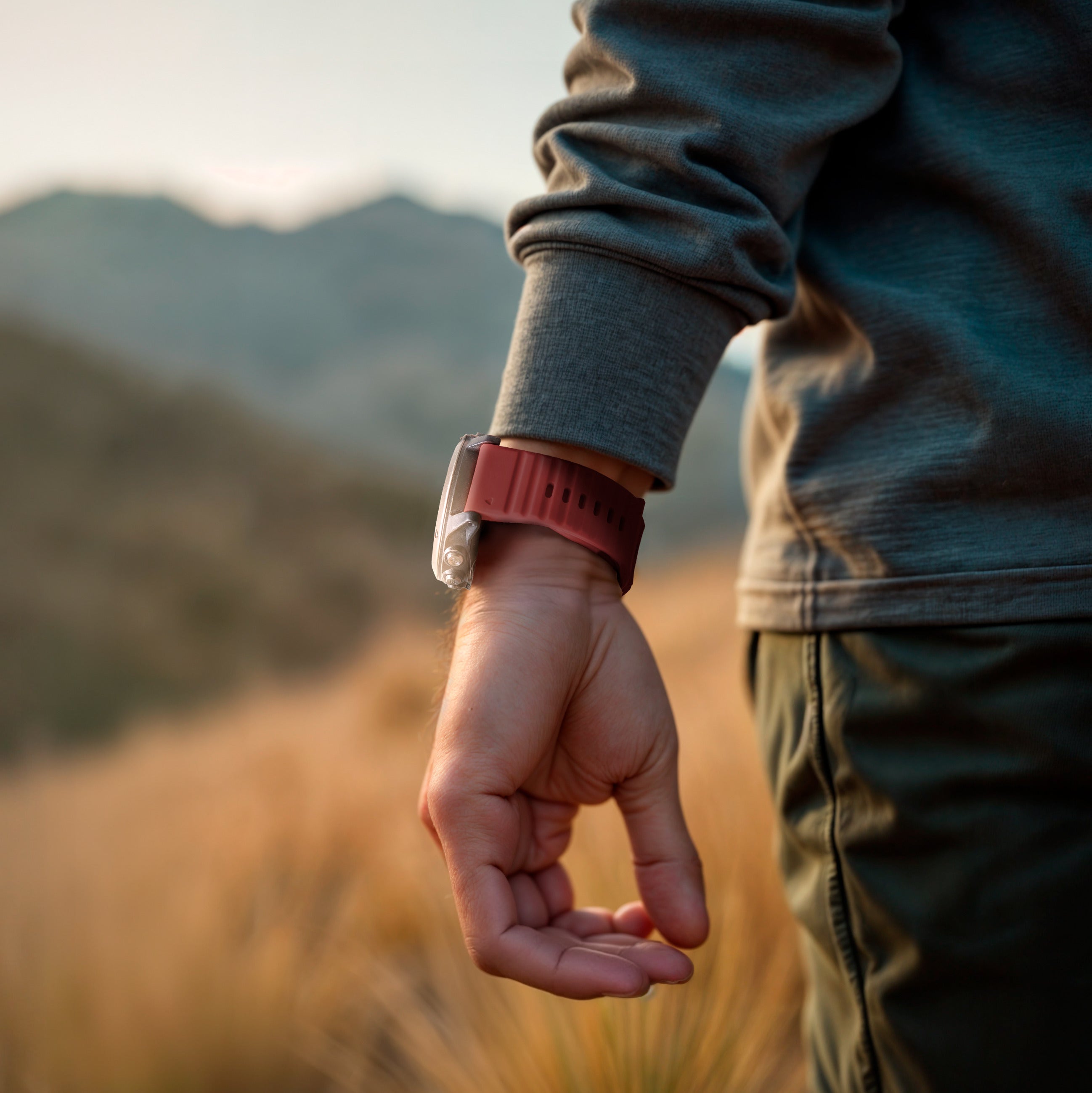 Garmin Fenix 3 outdoor siliconen band (rood)