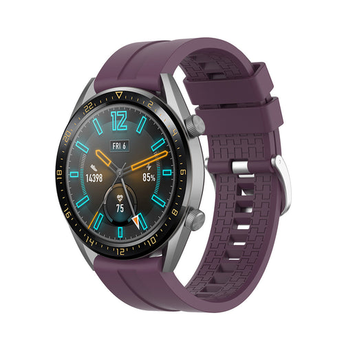 Huawei Watch GT 6 - 46mm extreme silicone band (paars)