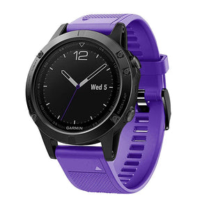Garmin Forerunner 970 siliconen bandje (paars)