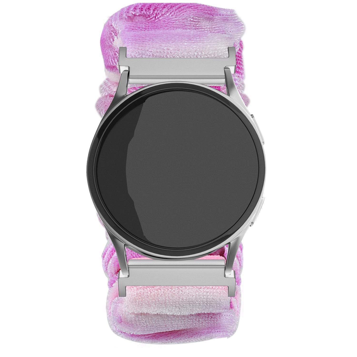 Samsung Galaxy Watch 7 - 44mm scrunchie bandje (paars mix)