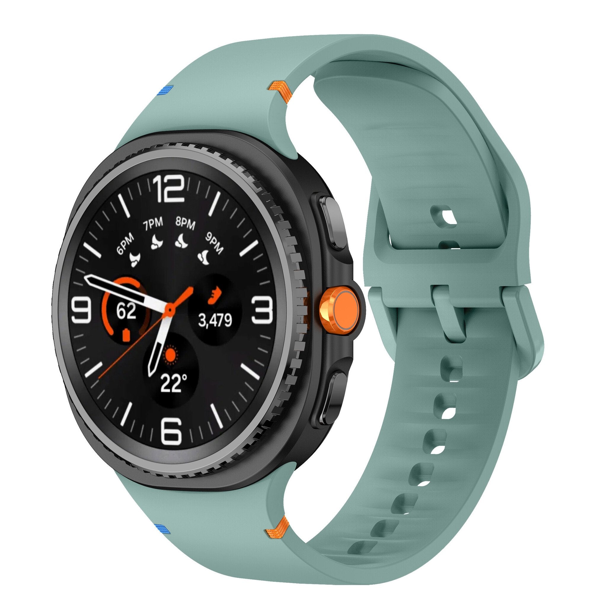 Samsung Galaxy Watch 8 - 40mm siliconen bandje (dennengroen)