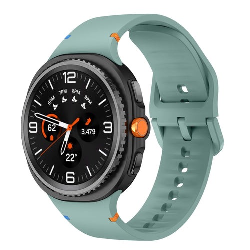 Samsung Galaxy Watch 8 - 44mm siliconen bandje (dennengroen)