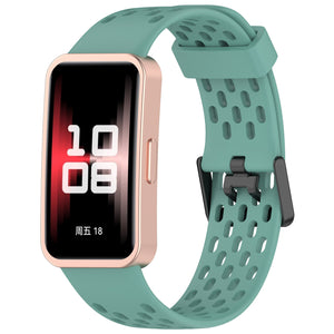 Huawei Band 9 siliconen air bandje (dennengroen)