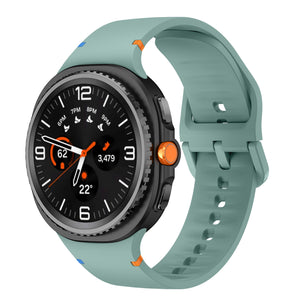 Samsung Galaxy Watch 8 Classic siliconen bandje (dennengroen)