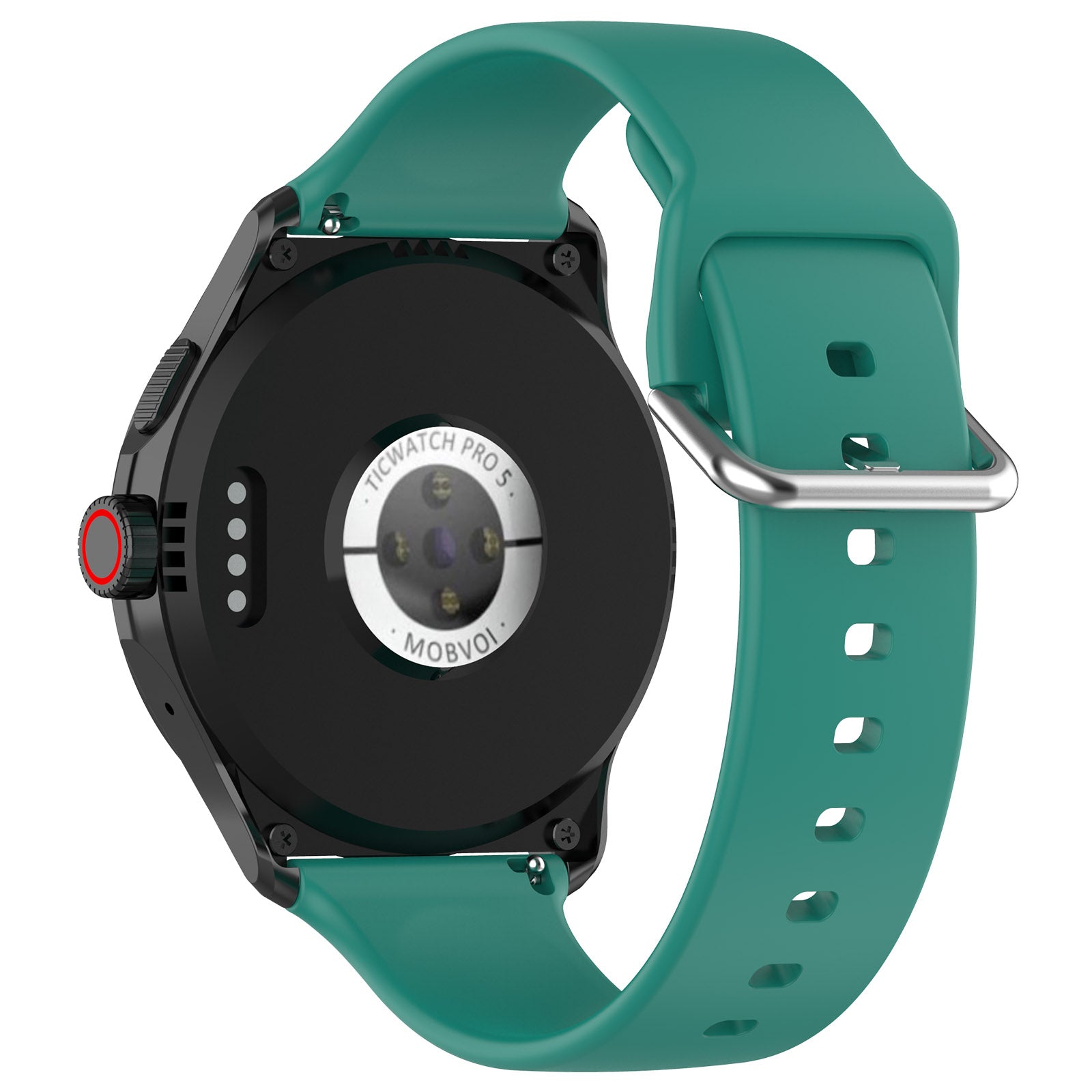 Coros Apex 4 - 46mm Silicone Buckle Strap (Pine Green)