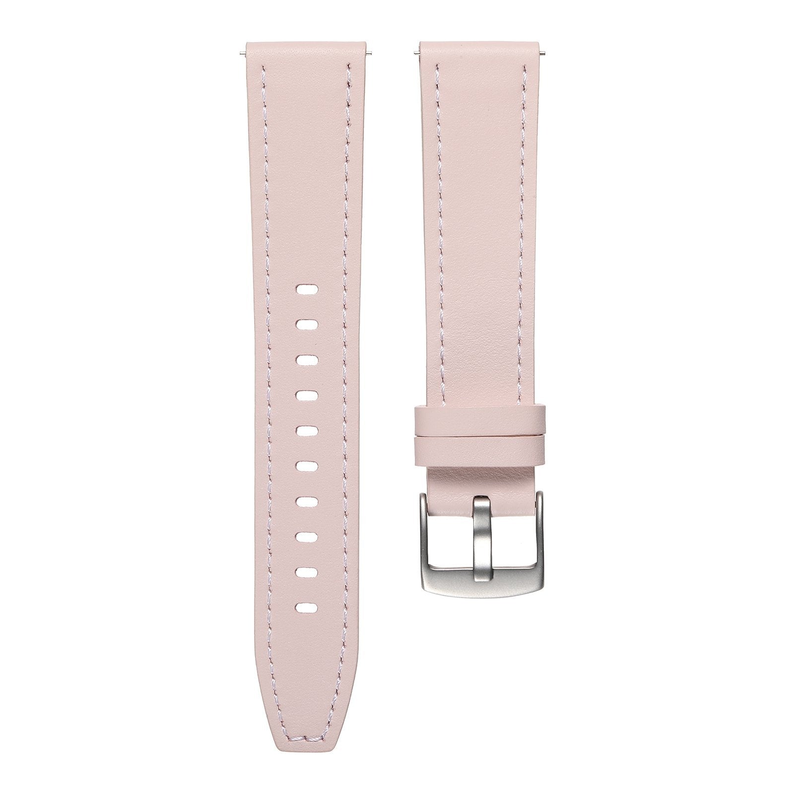 Polar Unite 'One Push' Leather Strap (Light Pink)