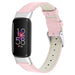 Fitbit Luxe Modern Leather Strap (Pink)