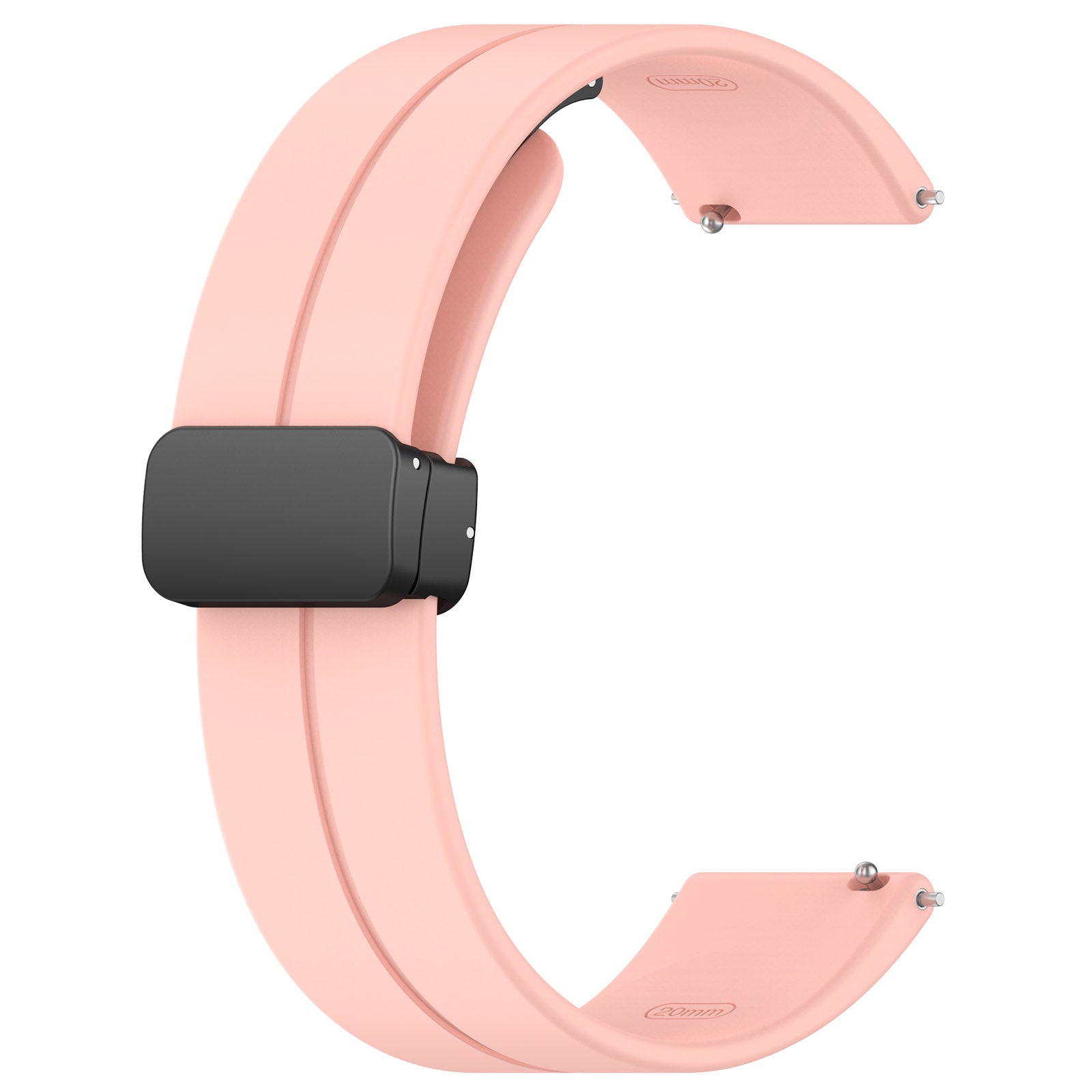 Withings ScanWatch 2 - 42mm D-buckle siliconen bandje (roze)