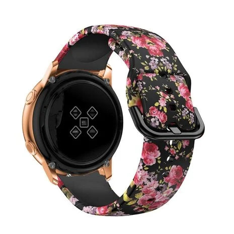 Pink Flower Amazfit GTS 4 bandje