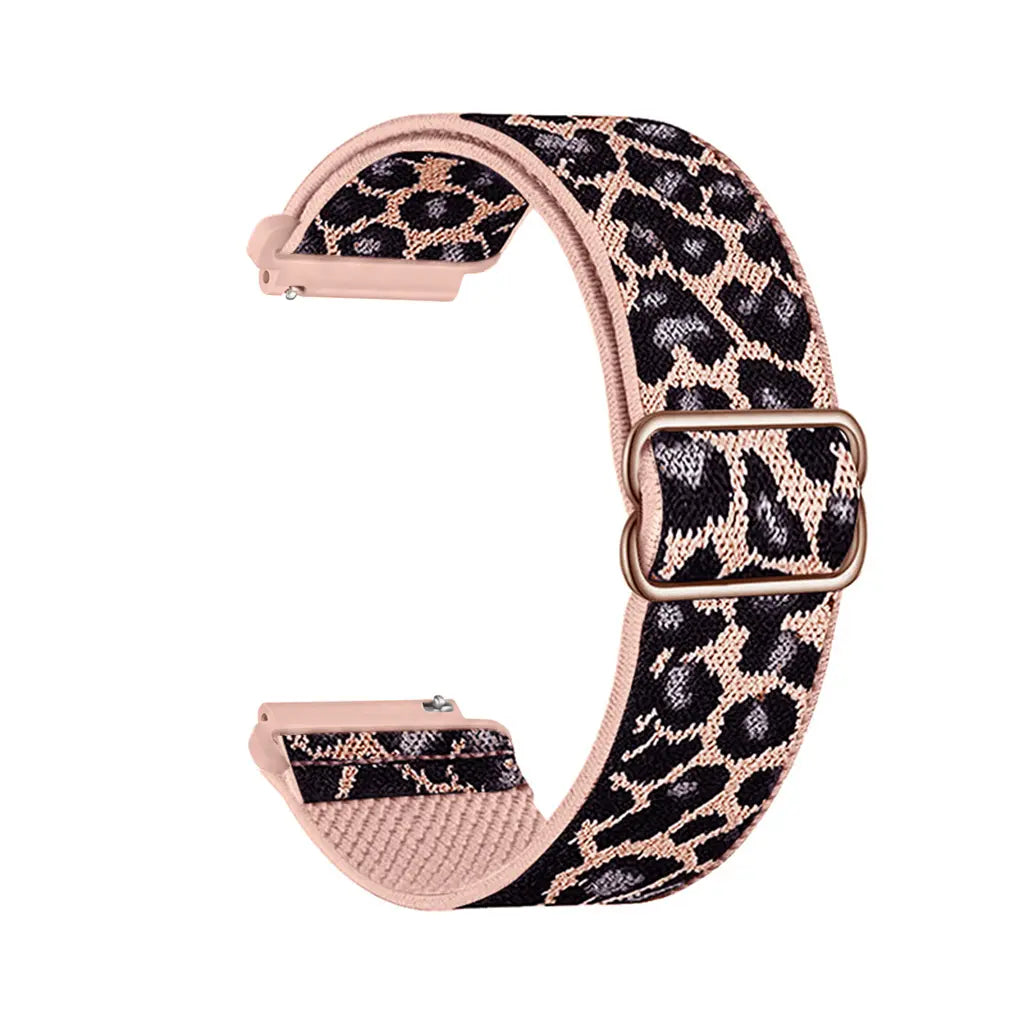 Huawei Watch GT 7 - 41mm elastisch bandje (pink leopard)