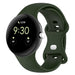 Google Pixel Watch 3 - 41mm Classic Silicone Strap (Dark Green)