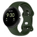 Google Pixel Watch 3 - 45mm Classic siliconen bandje (donkergroen)