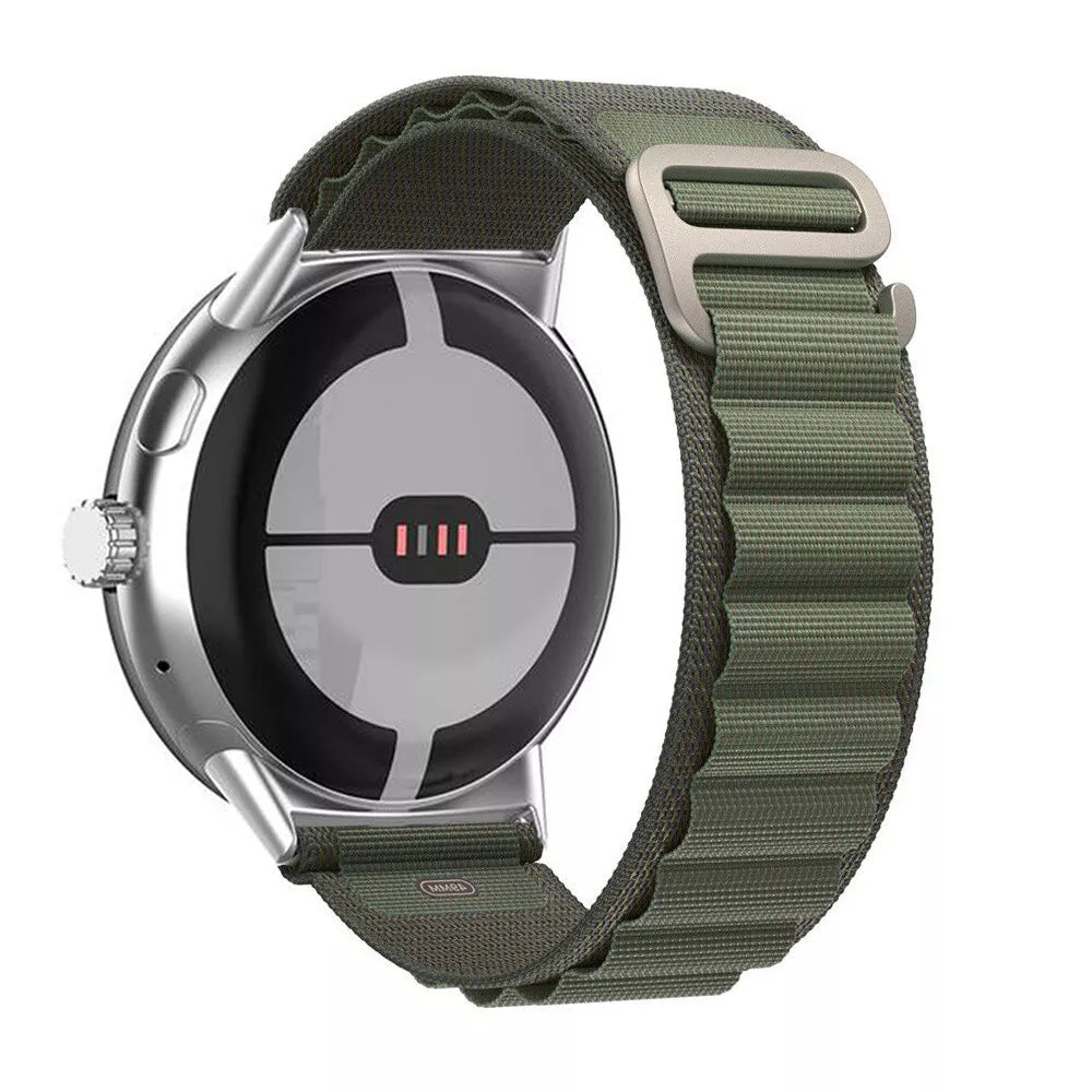 Google Pixel Watch 4 - 45mm Alpine bandje (groen)