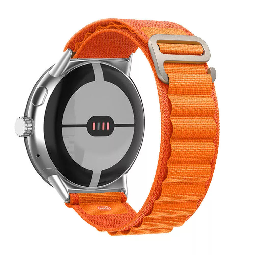 Google Pixel Watch 4 - 45mm Alpine bandje (oranje)