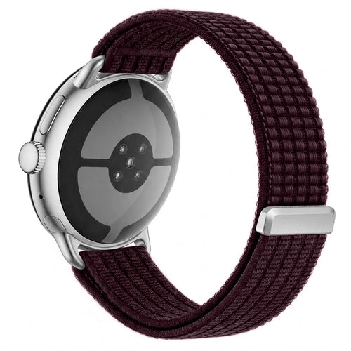 Google Pixel Watch 1/2 Ultra Thin Nylon Strap (Plum)