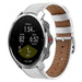 Polar Grit X Leather Strap (White)