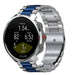 Polar Grit X stalen band (zilver/blauw)