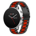 Polar Grit X stalen band (zwart/rood)