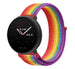 Polar Ignite 2 nylon band (regenboog)