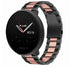 Polar Ignite 2 stalen band (zwart/roze)