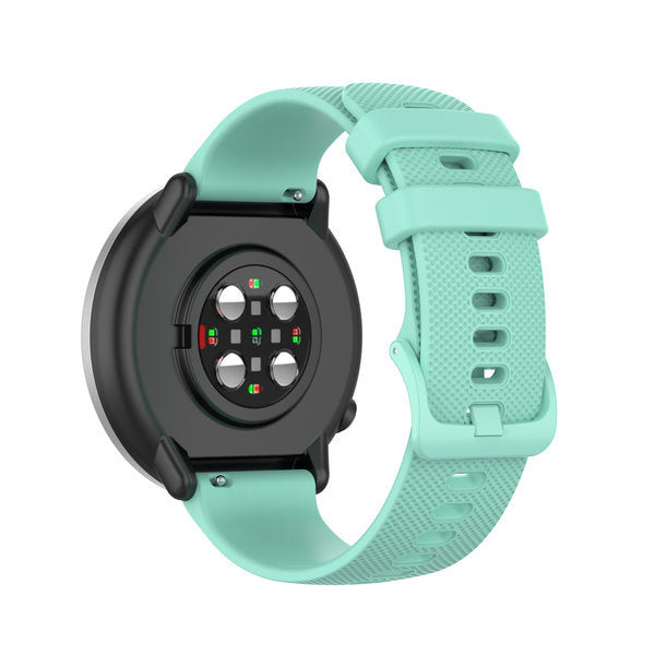 Luxe siliconen horlogeband 20mm - universeel - aqua