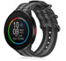 Polar Pacer nylon gesp band (zwart/grijs)