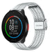 Polar Pacer roestvrij stalen band (zilver)