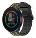 Polar Pacer sport gesp band (zwart/geel)