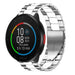 Polar Pacer stalen band (zilver/wit)